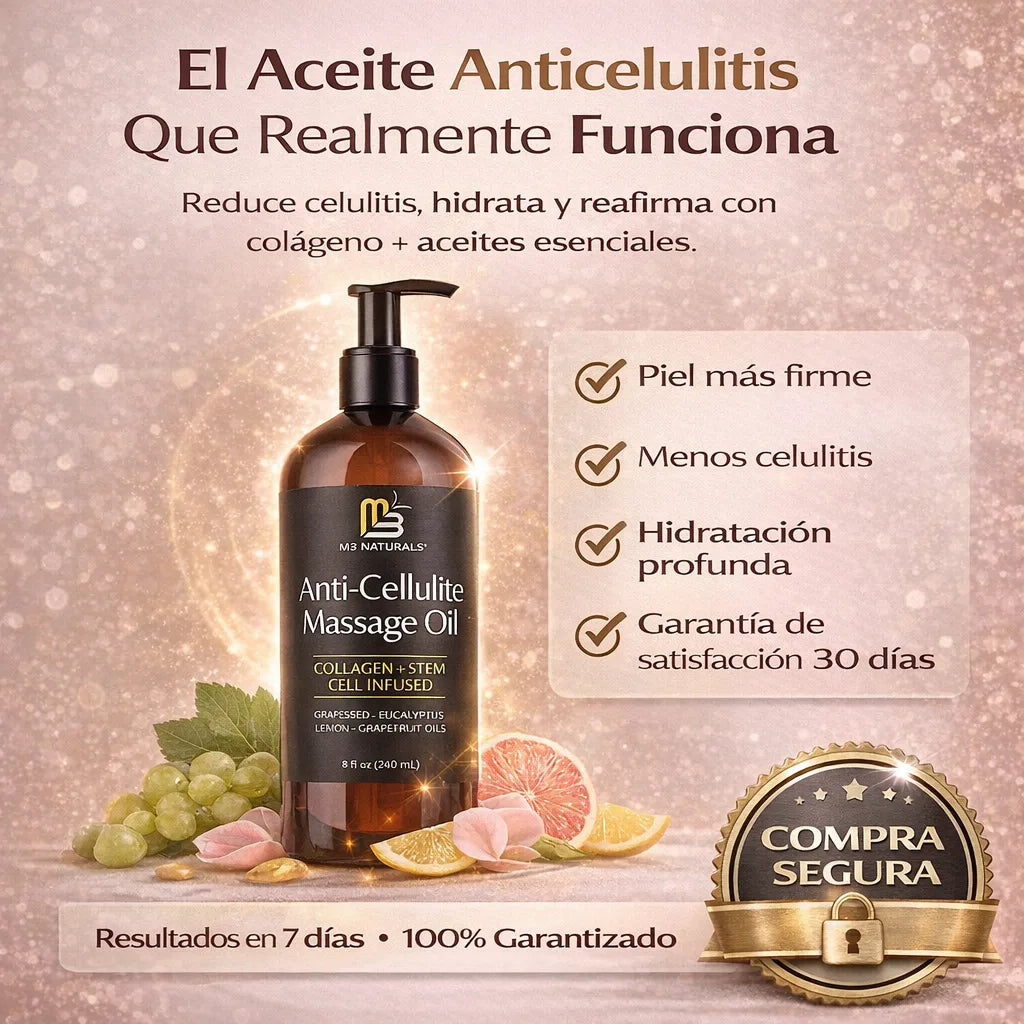 ✨ Aceite Anticelulitis con Resultados Reales en 7 Días ✨