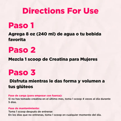 💪 Creatina Monohidratada Para Mujeres 😱