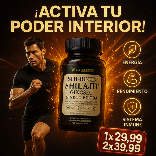 SHI-RECIN SHILAJIT 60CAP 💪🔥