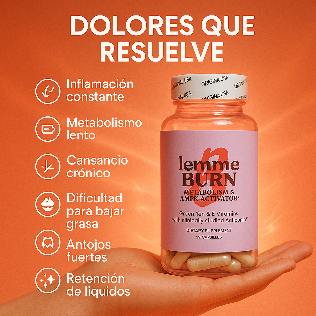 Lemme Burn – Activa tu Metabolismo y Reduce la Inflamación