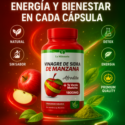 VINAGRE DE MANZANA + MATCHA 😮‍💨