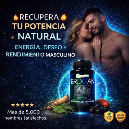 💪 EROGAN – Potencia, Energía y Rendimiento Masculino Natural ⚡