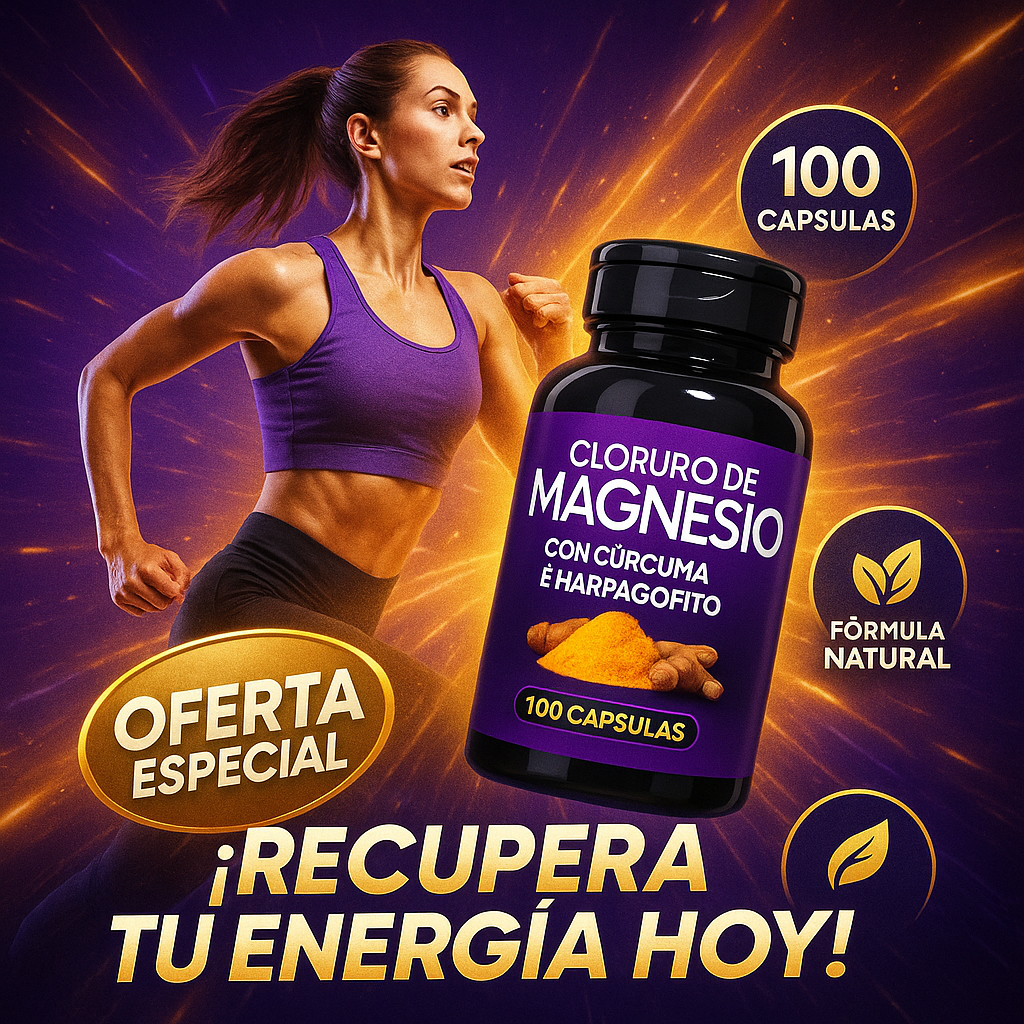 CLORURO DE MAGNESIO 100CAP 😮‍💨💪