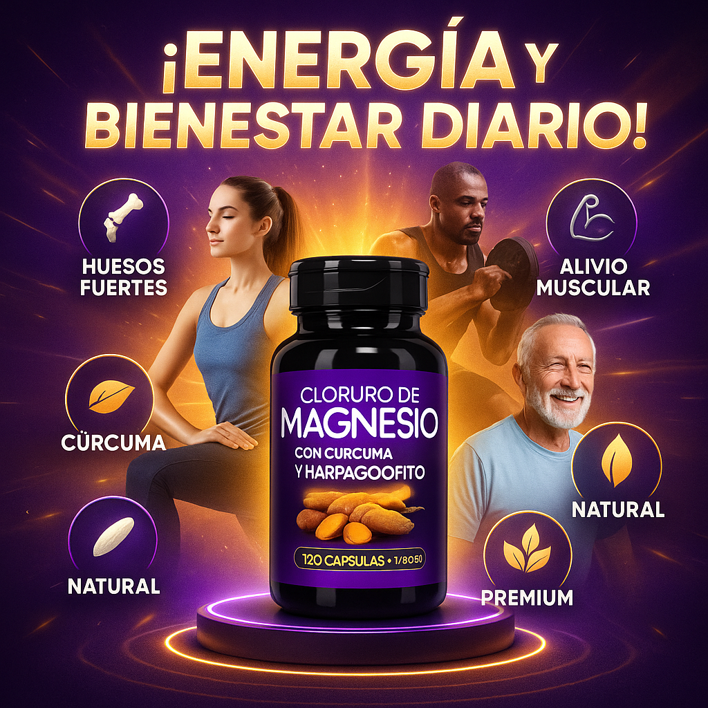 CLORURO DE MAGNESIO 100CAP 😮‍💨💪