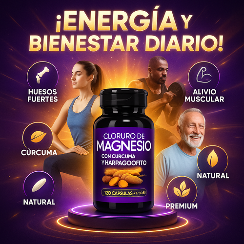 CLORURO DE MAGNESIO 100CAP 😮‍💨💪