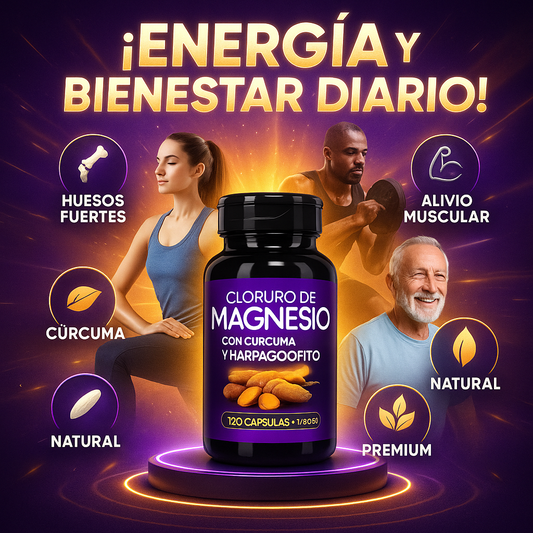 CLORURO DE MAGNESIO 100CAP 😮‍💨💪