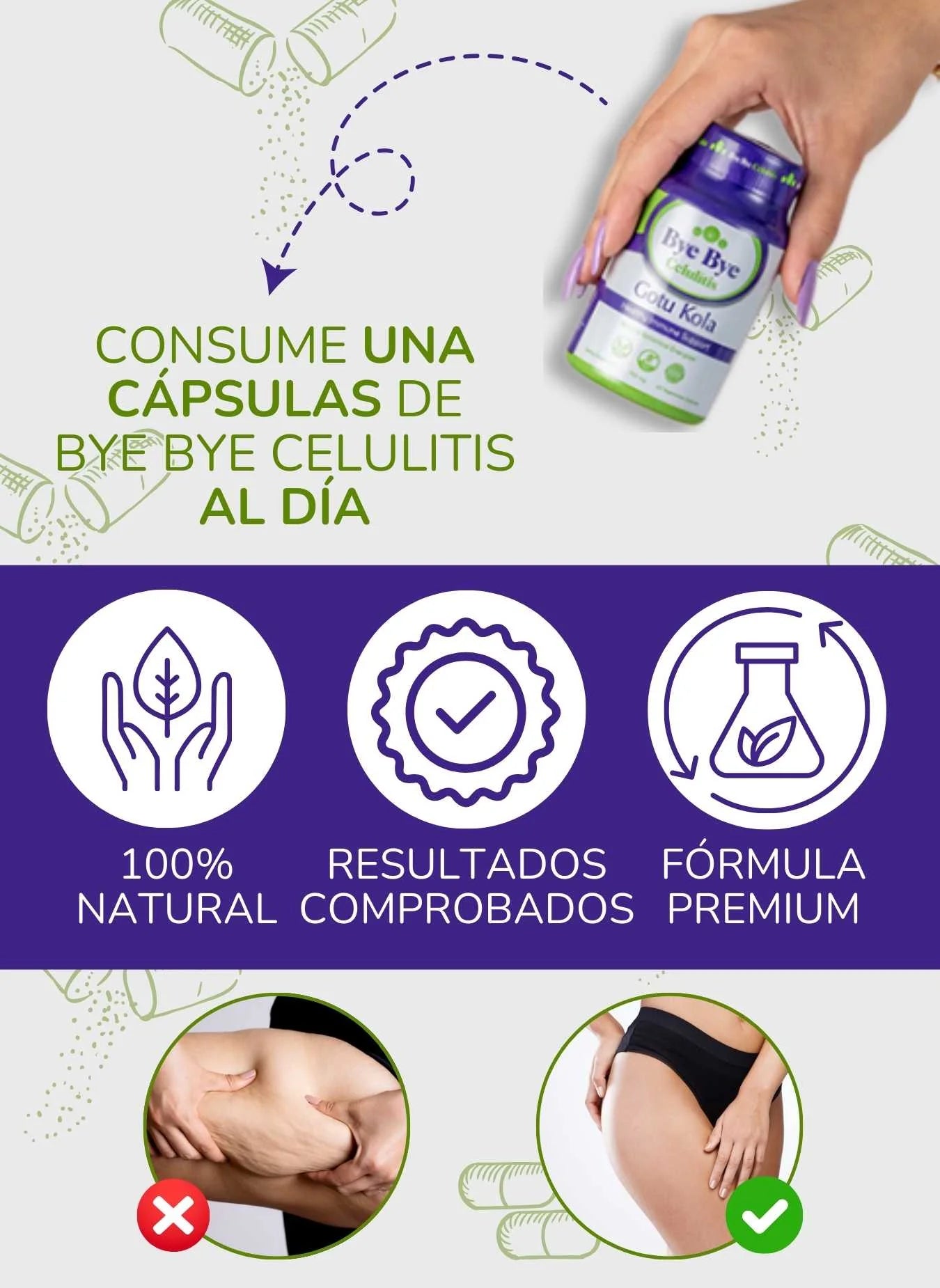 BYE BYE CELULITIS (Elimina esa piel de naranja) 👩‍🦰🌸
