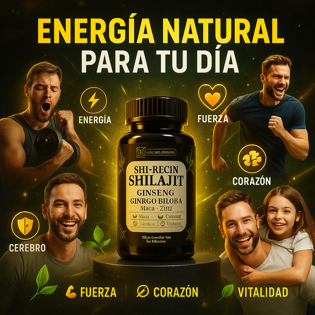 SHI-RECIN SHILAJIT 60 CAPS 🔥💪